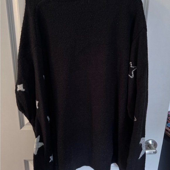 EARTHBOUND Black and White Starry Night Sweater - Picture 2 of 3